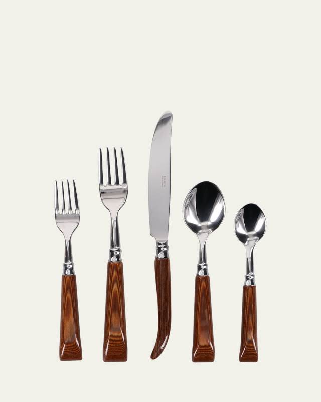 Orio 5-Piece Place Setting, Wood